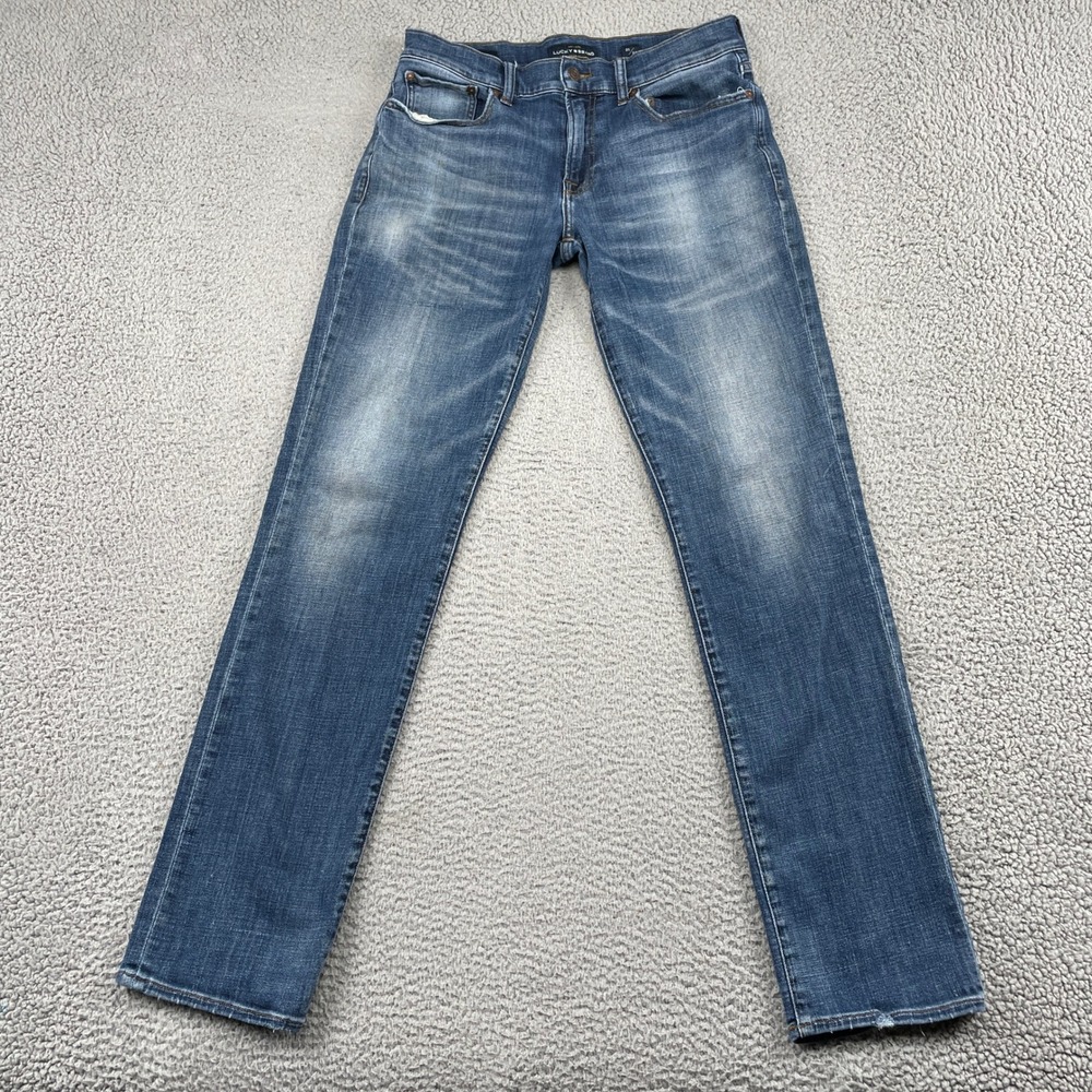 Lucky Brand Jeans Mens 31 Blue 121 Slim Coolmax Tencel Stretch Denim Pant